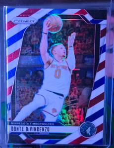 lot 30 image: DONTE DIVINCENZO 2024-25 PANINI PRIZM REDWHITEBLUE