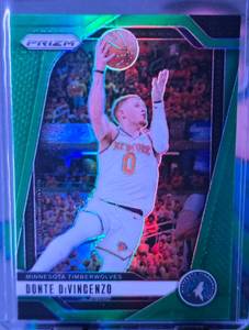 lot 73 image: DONTE DIVINCENZO 2024-25 PANINI PRIZM GREEN