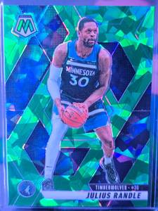 lot 61 image: JULIUS RANDLE 2024-25 PANINI MOSIAC GREEN CRACKED ICE