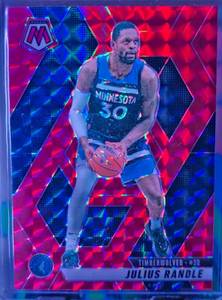 lot 51 image: JULIUS RANDLE 2024-25 PANINI MOSAIC RED REACTIVE