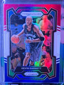 lot 34 image: KEVIN GARNETT 2023-24 PANINI PRIZM REDWHITEBLUE