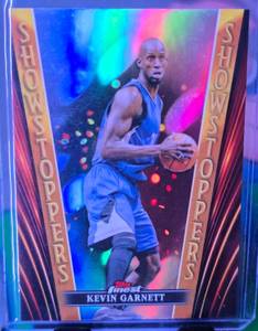 lot 101 image: KEVIN GARNETT 2024 TOPPS FINEST SHOWSTOPPERS REFRACTOR