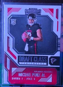 lot 26 image: MICHAEL PENIX JR 2024 PANINI CONTENDERS ROOKIE CARD