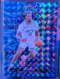 lot 79 image: NAZ REID 2023-24 PANINI MOSAIC BLUE REACTIVE
