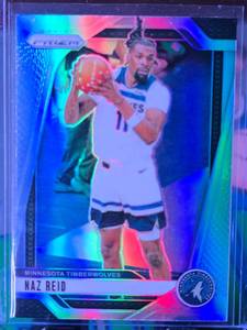 lot 27 image: NAZ REID 2024-25 PANINI PRIZM SILVER