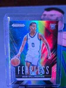 lot 56 image: ROB DILLINGHAM 2024 PANINI PRIZM DRAFT PICKS FEARLESS ROOKIE CARD