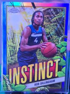 lot 94 image: ROB DILLINGHAM 2025 TOPPS CHROME INSTANT REFRACTOR ROOKIE CARD