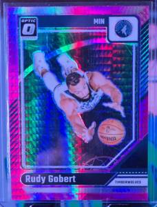 lot 40 image: RUDY GOBERT 2024-25 PANINI DONRUSS OPTIC PINK HYPER