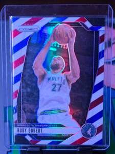 lot 29 image: RUDY GOBERT 2024-25 PANINI PRIZM REDWHITEBLUE