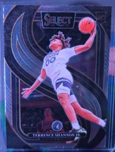 lot 75 image: TERRENCE SHANNON JR 2024-25 PANINI SELECT PREMIER LEVEL ROOKIE CARD