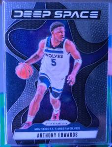 lot 149 image: ANTHONY EDWARDS 2024-25 PANINI PRIZM DEEP SPACE