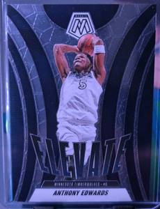 lot 200 image: ANTHONY EDWARDS 2024-25 PANINI MOSAIC ELEVATE