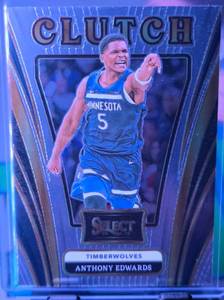 lot 191 image: ANTHONY EDWARDS 2024-25 PANINI SELECT CLUTCH