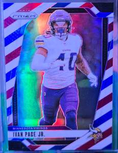 lot 221 image: IVAN PACE JR 2024 PANINI PRIZM REDWHITEBLUE