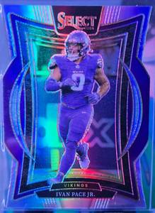 lot 227 image: IVAN PACE JR 2024 PANINI SELECT CONCOURSE SILVER DIE CUT