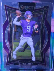 lot 211 image: JJ MCCARTHY 2024 PANINI SELECT CONCOURSE ROOKIE CARD