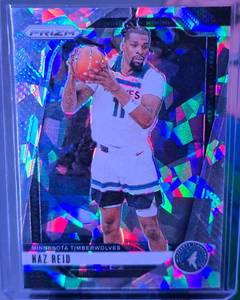 lot 113 image: NAZ REID 2024-25 PANINI PRIZM CRACKED ICE