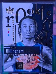 lot 184 image: ROB DILLINGHAM 2024-25 PANINI COURT KINGS ROOKIES I