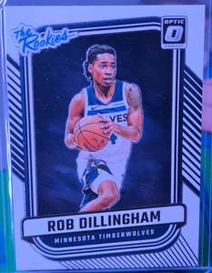 lot 145 image: ROB DILLINGHAM 2024-25 PANINI DONRUSS OPTIC THE ROOKIES