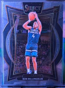 lot 199 image: ROB DILLINGHAM 2024-25 PANINI SELECT CONCOURSE ROOKIE CARD