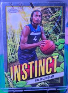 lot 166 image: ROB DILLINGHAM 2025 TOPPS CHROME INSTINCT ROOKIE CARD
