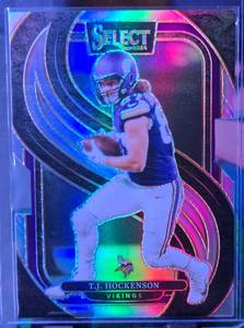 lot 229 image: T.J. HOCKENSON 2024 PANINI SELECT PREMIER LEVEL SILVER DIE CUT