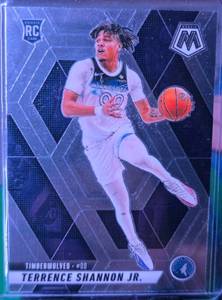 lot 144 image: TERRENCE SHANNON JR 2024-25 PANINI MOSAIC ROOKIE CARD
