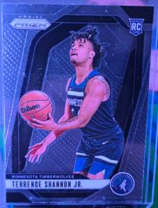 lot 123 image: TERRENCE SHANNON JR 2024-25 PANINI PRIZM ROOKIE CARD