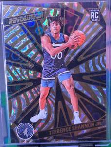 lot 137 image: TERRENCE SHANNON JR 2024-25 PANINI REVOLUTION GROOVE ROOKIE CARD