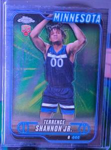 lot 116 image: TERRENCE SHANNON JR 2025 TOPPS CHROME ROOKIE CARD