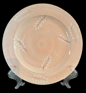 lot 43 image: Beautiful Fabor Platter in Pink with White Flowers