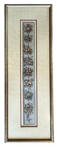 lot 53 image: Framed Print From an Original Colored Engraving Fruit Panel by Artist Unknown