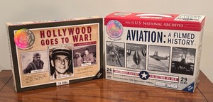 lot 134 image: Hollywood Goes to War and Aviation A Filmed History DVD Sets