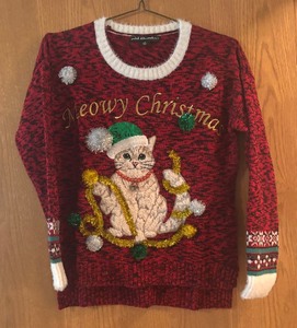 lot 204 image: Festive Christmas Sweater by United States Sweaters Size Small