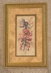 lot 205 image: Beautiful Floral Print by Cheri Blum