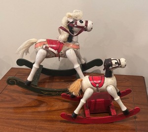 lot 227 image: Two Adorable Rocking Horses