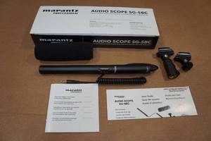 lot 62 image: Marantz Professional SG-5BC Audio Scope Shotgun Microphone