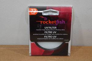 lot 75 image: RocketFish Camera UV Filter 72mm