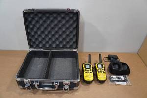 lot 79 image: Motorola 2 Way Radios with Hard Case