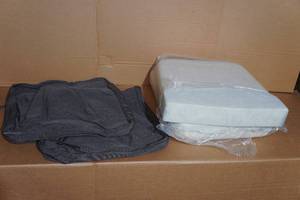 lot 37 image: 2 Outdoor Seat Cushions