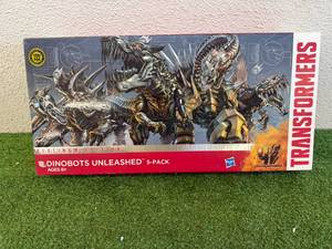 lot 7 image: Transformers Platinum Edition Dinobots Unleased 5-Pack