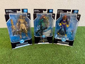 lot 34 image: DC Multiverse Anti-Crisis Wonder Woman, Cyclone & Batgirl