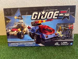 lot 42 image: GI Joe 50 F.O.E. Striker & Cobra Basilisk