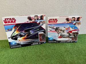lot 44 image: Star Wars Kylo Rens Tie Silencer & Resistance Ski Speeder