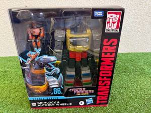 lot 61 image: Transformers Studio Series Grimlock & Autobot Wheelie