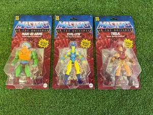 lot 82 image: Masters of the Universe Man-At-Arms, Evil-Lyn & Teela