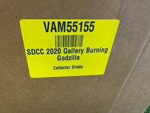 lot 86 image: SDCC 2020 Gallery Burning Godzilla Collector Grade in Shipping Box