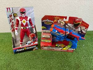 lot 89 image: Power Rangers Red Ranger Morphin Hero & Titano Charge Morpher