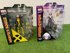lot 165 image: Marvel Select Spider-Gwen & Marvels Rogue