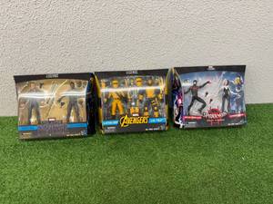 lot 173 image: Marvel Legends Black Panther, Avengers & Spider-Man
